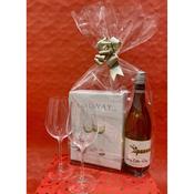 White Wine Gift Bag &amp; Ribbon (ex-vat €24.50) image