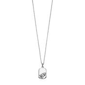 D For Diamond Rocket Dogtag Pendant - Engravable image