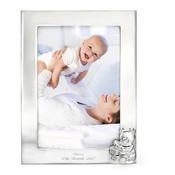 D For Diamond Teddy Bear Picture Frame - Engravable image