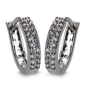 Newgrange Living Diamante Hoop Earrings image