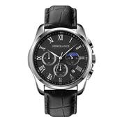 Newgrange Living Mens Watch - Black Strap, Black Face