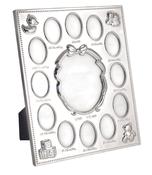 Tipperary Crystal Baby's First Year Silver Plated Frame 8 Inch x 10 Inch image