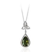 Tipperary Crystal Maureen O'Hara Silver Trinity Knot Pendant image