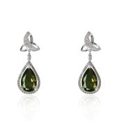 Tipperary Crystal Maureen O'Hara Silver Trinity Knot Earrings image