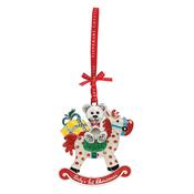 Tipperary Crystal Baby's 1st Christmas Sparkle Rocking Horse Decoration image