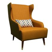 Lauren High Back Chair With Cushion Orange image