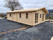 Cavan Log Cabin Size 5.7M X 9.5M Two Bedroom image