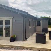 Laois Log Cabin Size 11M X 9M Three Bedroom image