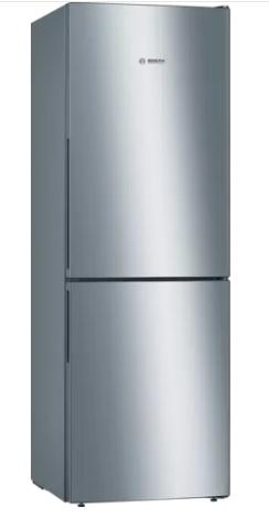 Bosch Serie 4 Freestanding Fridge Freezer Stainless steel