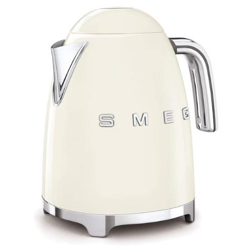 Smeg Retro Cream Kettle 1.7L Stainless Steel Chrome Handle