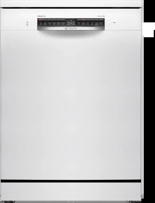 Bosch Series 4 Freestanding Dishwasher White 60cm SMS4EMW06G Silence Plus