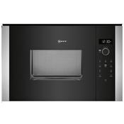 Neff HLAWD23N0B 800W 20L Compact Height Built-in Microwave Oven For A 60cm Wide Cabinet - Stainless Steel image