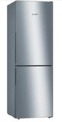 Bosch Serie | 4, free-standing fridge-freezer with freezer at bottom, 176 x 60 cm, Stainless steel look KGV33VLEAG image