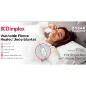 Dimplex Single Fleece Under Blanket | DFB2001 image