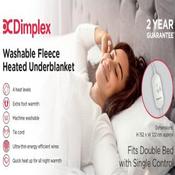 Dimplex Double Fleece Under Blanket – Single Control | DFB2002