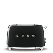 Smeg 50's Retro Style 2 Slice Toaster | TSF01BLUK | Black image