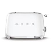 Smeg 50's Retro Style 2 Slice Toaster | TSF01WHUK | White image