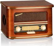 Roadstar Classic Vintage Style Radio Wood Effect | HRA-1500UEMP image