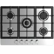 CATA 300 - 70cm 5 Burner Cast Iron Gas Hob Stainless Steel - UBGHDFFJ70.1 image