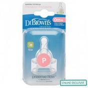 Dr Browns Preemie teat Twin pack