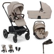 Nuna Mixx Next Pram with Nuna Arra Flex Car Seat &amp; Curv Base image