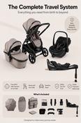 iCandy Peach 8 Bundle with Pebble Slide Pro and Familyfix Slide Pro Base image