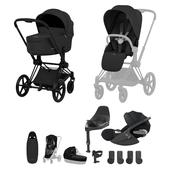 Cybex Priam 5 Comfort Ultimate Bundle with Cloud T &amp; Base image