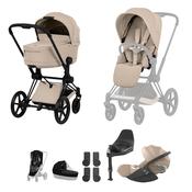 Cybex Priam 5 Comfort Travel System with Cloud T Plus &amp; Base