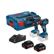 Bosch Gsb 18v Combi Gdr Impact Drill — Twin Kit image