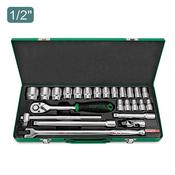 Toptul Socket Set Metric — 1/2" DR 24PC | Tool
