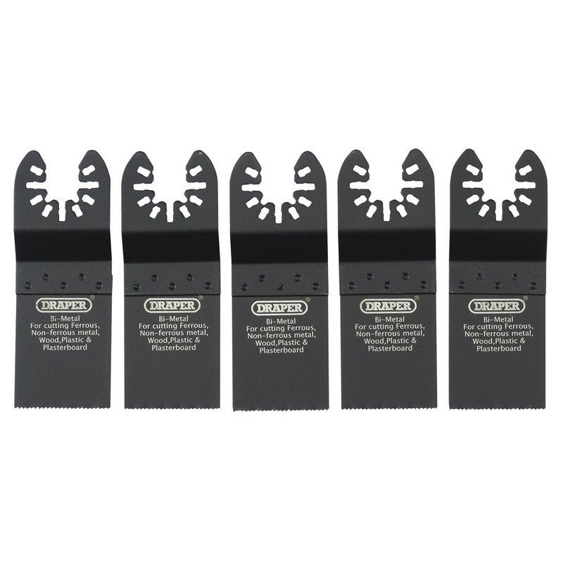 Draper Multi-Tool Plunge Cutter Blades Bi-Metal for cutting Ferrous, Non-ferrous metal, Wood, Plastic & Plasterboard