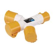 Draper 110volt 16amp 3-Way Splitter 03712 image