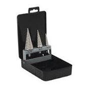 Terrax A101126RO 3 piece Hss Steel Step Drill set M4-30 with round shank