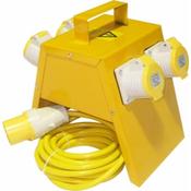 Tala 0701010 Splitter box 4 way 110volt with cable 16amp