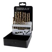 Terrax  A215214 Cobalt Steel Drill Bit Set 1-10mm 19 pieces in Metal Case image