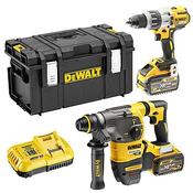 DeWALT DCK2033X2-GB 54/18V SDS Hammer Drill &amp; Cordless Drill image