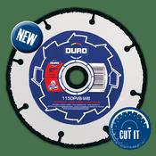 Duro DUR115DPVB-WB Angle Grinder Blade 115mm for cutting wood, pvc, fibreglass image