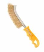 Faithfull FAIWBHANDB Solid Brass Single Row Wire Brush image