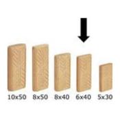 Festool 494939 Domino 6x40mm Beech Dominos Pack (190)