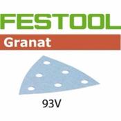 Festool 497394 Rotex90 Granat Triangle Sanding Discs P120 90mm image