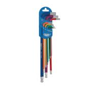 Draper 66134 Metric Coloured Hex. and Ball End Key Set (9 Piece) image