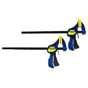Irwin Q/G54122QCN Quick Grip Pair 300mm Mini Clamps Light weight usage image