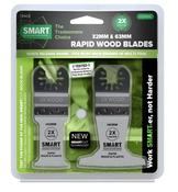 Smart SM-H2RWK Pk(2) Fast Cut Multitool Wood and Plastic Blades