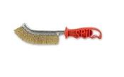 Spid SPD Wire Brush Hand brass-coated with plastic handle SPD image