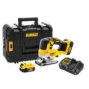 DeWALT DCS334P2-GB 18v Jigsaw Top Brushless 2x5amp Batteries, Charger &amp; TSTAK image