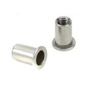 Tquip M6U M6 Rivet Nuts Pack 100 Thread Inserts with standard lip image
