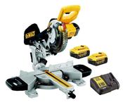 DeWALT DCS365M2-GB Chopsaw Mitre Saw 18V 2x4amp Batteries image