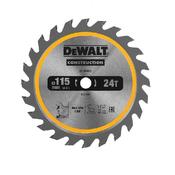 DeWALT DT20420-QZ Saw Blade Wood 115 x 9.5 24 teeth image