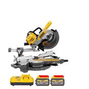 DeWALT DCS727T2-GB Mitre Saw Double Bevel 54V 250mm 2x6amp
