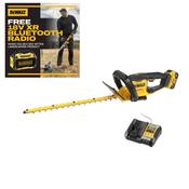 Dewalt 18volt Hedge Trimmer 25mm gap 1x5amp battery DCMHT564P1-GB image